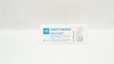Medline SYRS100253 Safety Ndle. 25G x 0.625inch